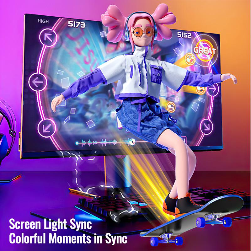 Computer Monitor Screen LED Strip Light Sync Backlight Music RGB Flexible Home Decorative Lamp