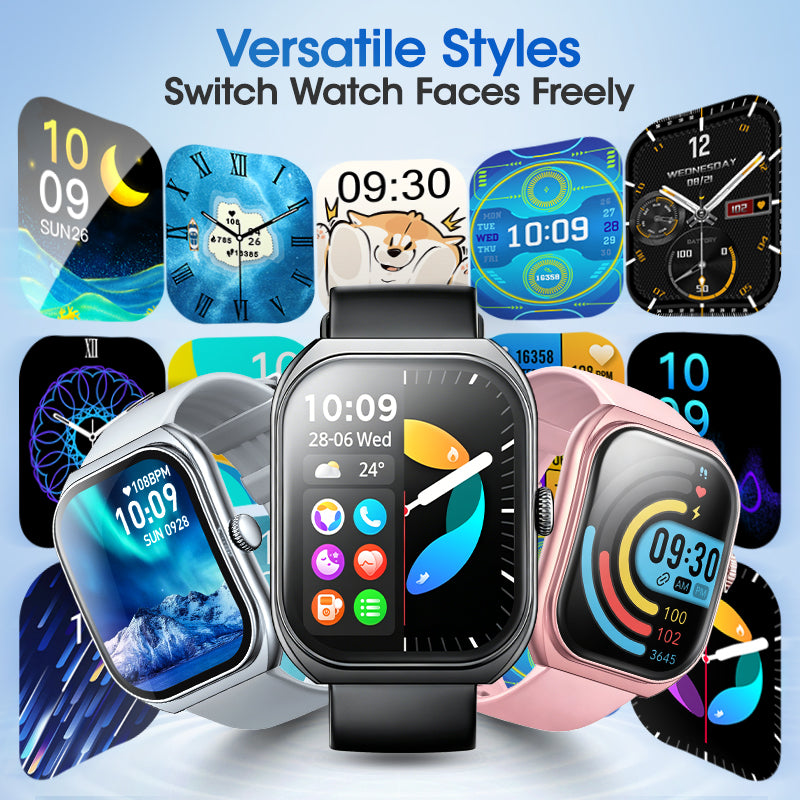 MODOFO Elite Smart Watch Bluetooth Call Heart Rate Sleep Monitor 123 Sports Waterproof For Men Women